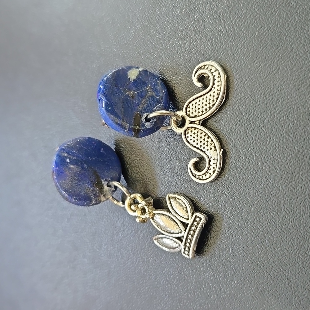 "Millennial" Handmade Earrings From Upcycle Materials Repurpose
